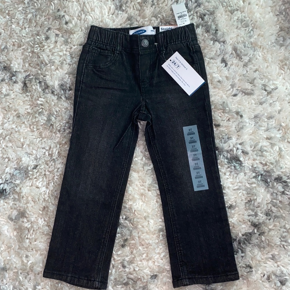 NEW toddler boys straight leg jeans sz 3T